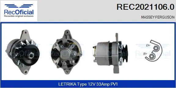 Alternator (REC2021106.0)