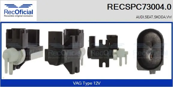 Pressure Converter, exhaust control (RECSPC73004.0)