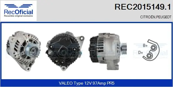 Alternator (REC2015149.1)