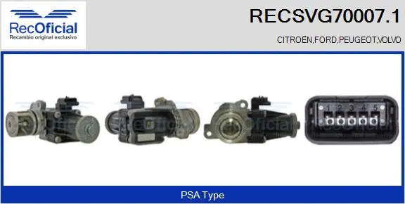 EGR Valve (RECSVG70007.1)