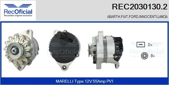 Alternator (REC2030130.2)