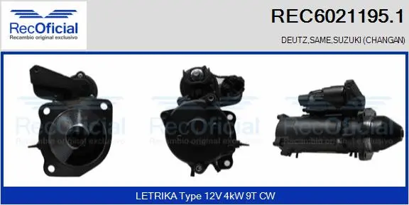 Starter (REC6021195.1)