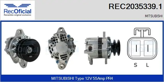 Alternator (REC2035339.1)