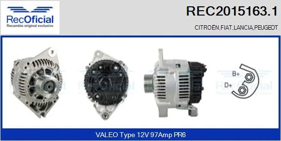 Alternator (REC2015163.1)