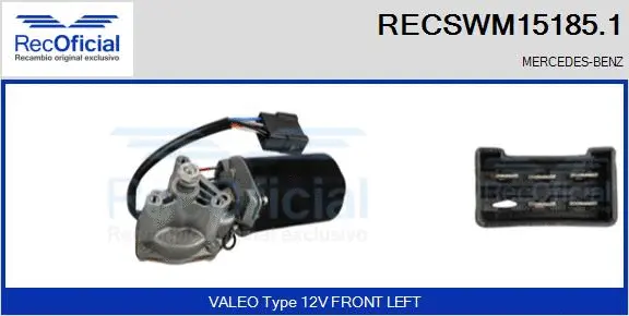 Wiper Motor (RECSWM15185.1)