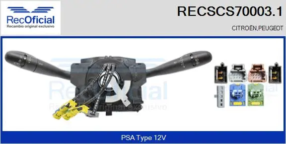 Steering Column Switch (RECSCS70003.1)