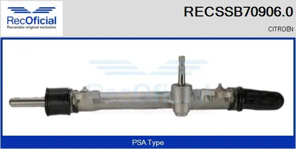 Steering Gear (RECSSB70906.0)