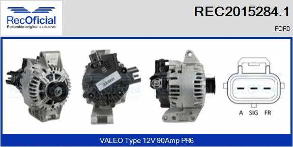 Alternator (REC2015284.1)