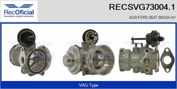 EGR Valve (RECSVG73004.1)