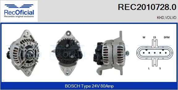 Alternator (REC2010728.0)