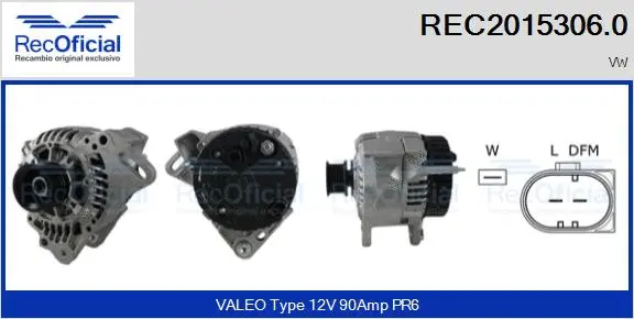Alternator (REC2015306.0)
