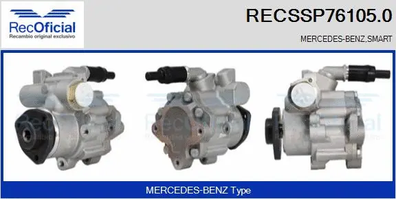 Hydraulic Pump, steering (RECSSP76105.0)