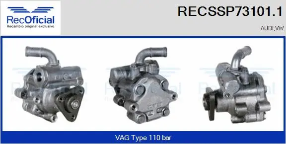 Hydraulic Pump, steering (RECSSP73101.1)
