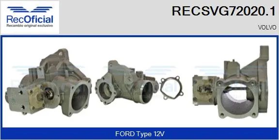 EGR Valve (RECSVG72020.1)