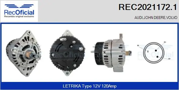 Alternator (REC2021172.1)