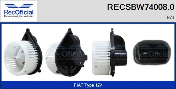 Interior Blower (RECSBW74008.0)