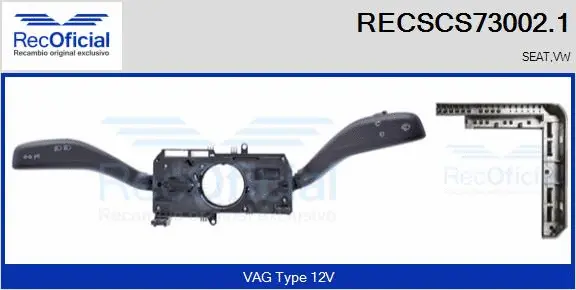 Steering Column Switch (RECSCS73002.1)