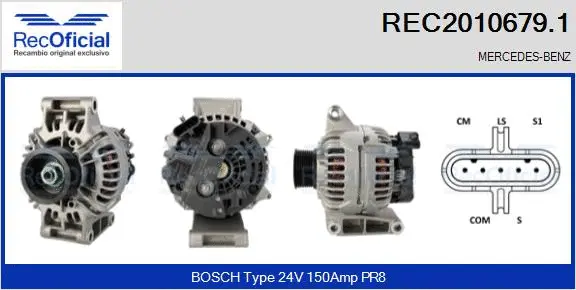 Alternator (REC2010679.1)