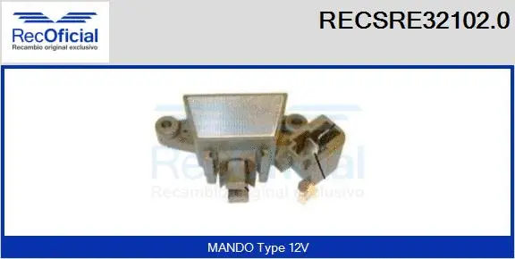 Alternator Regulator (RECSRE32102.0)