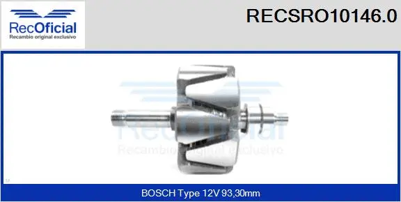 Rotor, alternator (RECSRO10146.0)