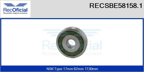 Bearing (RECSBE58158.1)