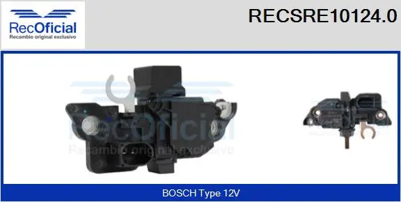 Alternator Regulator (RECSRE10124.0)