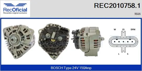 Alternator (REC2010758.1)