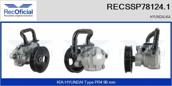 Hydraulic Pump, steering (RECSSP78124.1)