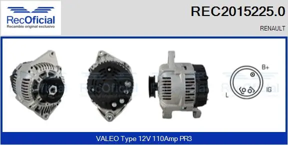 Alternator (REC2015225.0)