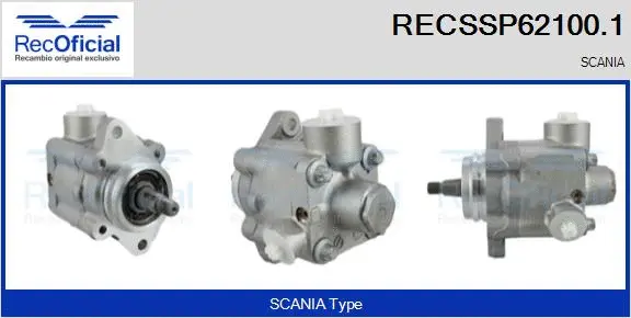 Hydraulic Pump, steering (RECSSP62100.1)