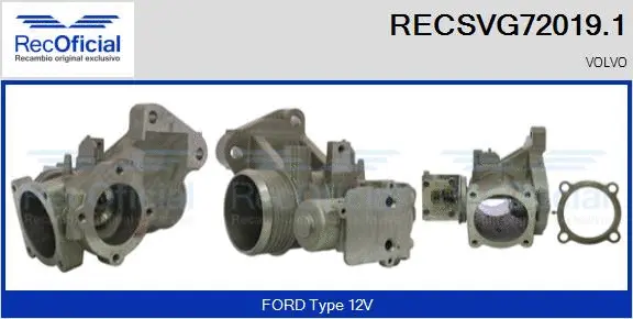 EGR Valve (RECSVG72019.1)