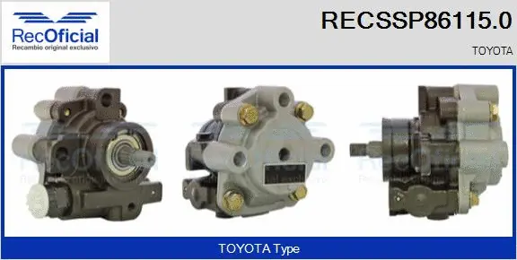 Hydraulic Pump, steering (RECSSP86115.0)