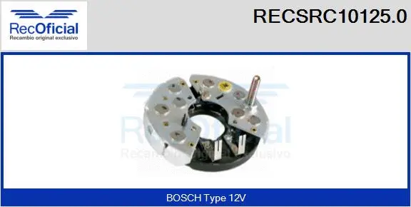 Rectifier, alternator (RECSRC10125.0)