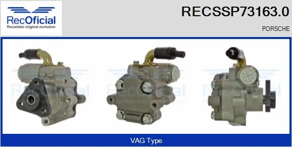 Hydraulic Pump, steering (RECSSP73163.0)