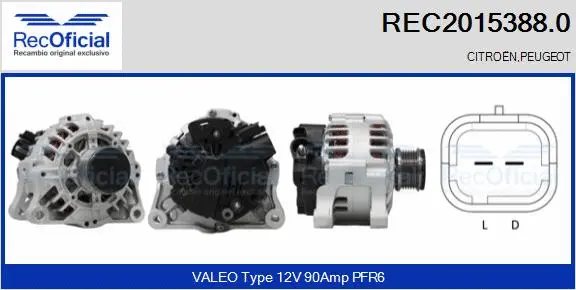Alternator (REC2015388.0)