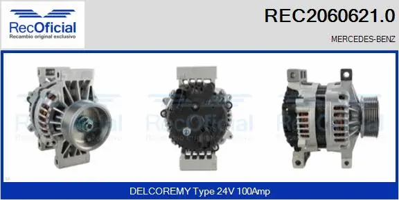 Alternator (REC2060621.0)