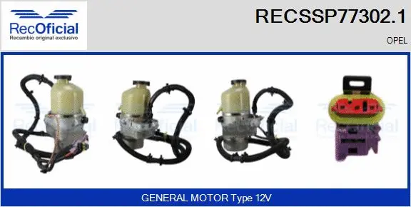 Hydraulic Pump, steering (RECSSP77302.1)