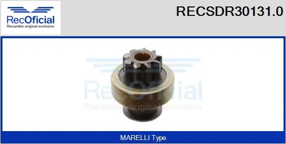 Pinion, starter (RECSDR30131.0)