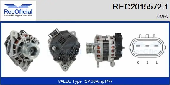 Alternator (REC2015572.1)