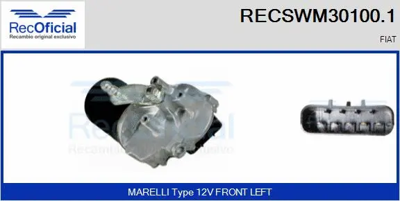 Wiper Motor (RECSWM30100.1)