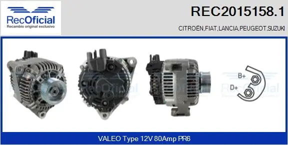 Alternator (REC2015158.1)