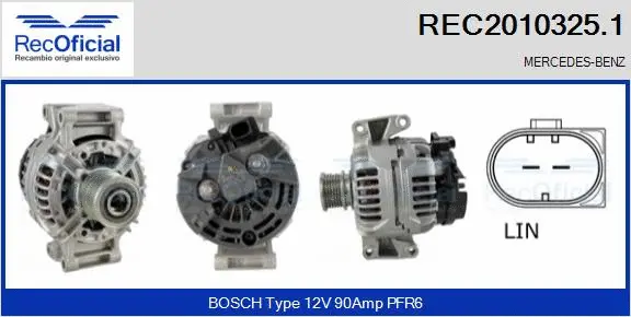 Alternator (REC2010325.1)