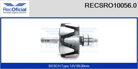 Rotor, alternator (RECSRO10056.0)