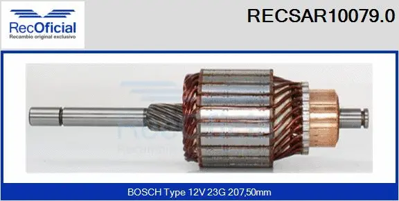 Armature, starter (RECSAR10079.0)