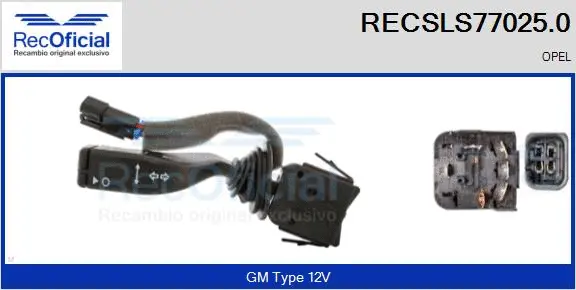 Steering Column Switch (RECSLS77025.0)