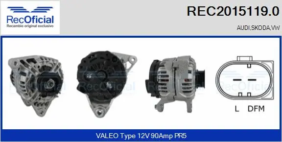 Alternator (REC2015119.0)