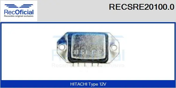 Alternator Regulator (RECSRE20100.0)