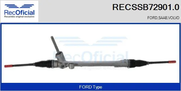 Steering Gear (RECSSB72901.0)