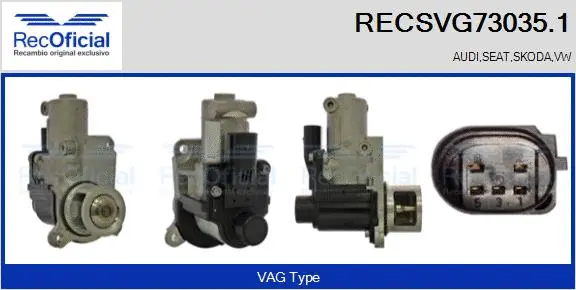 EGR Valve (RECSVG73035.1)
