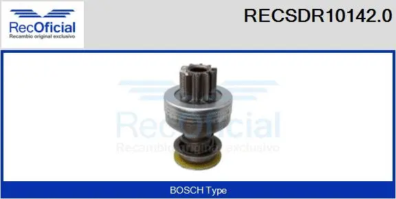 Pinion, starter (RECSDR10142.0)